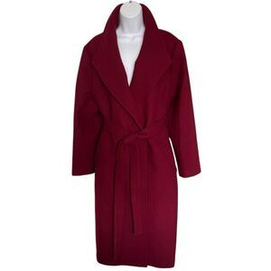 J.CREW Classic Design Long Sleeves Knee-Length Elegant Burgundy Color Size 18